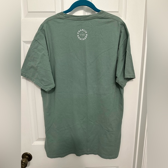 Green T-Shirt with LAKE Print - Picture 2 of 2
